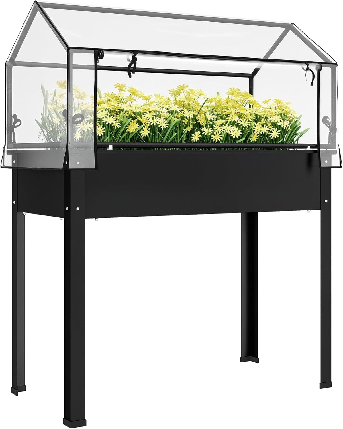 Raised Garden Bed - Садовая грядка для улицы черного цвета