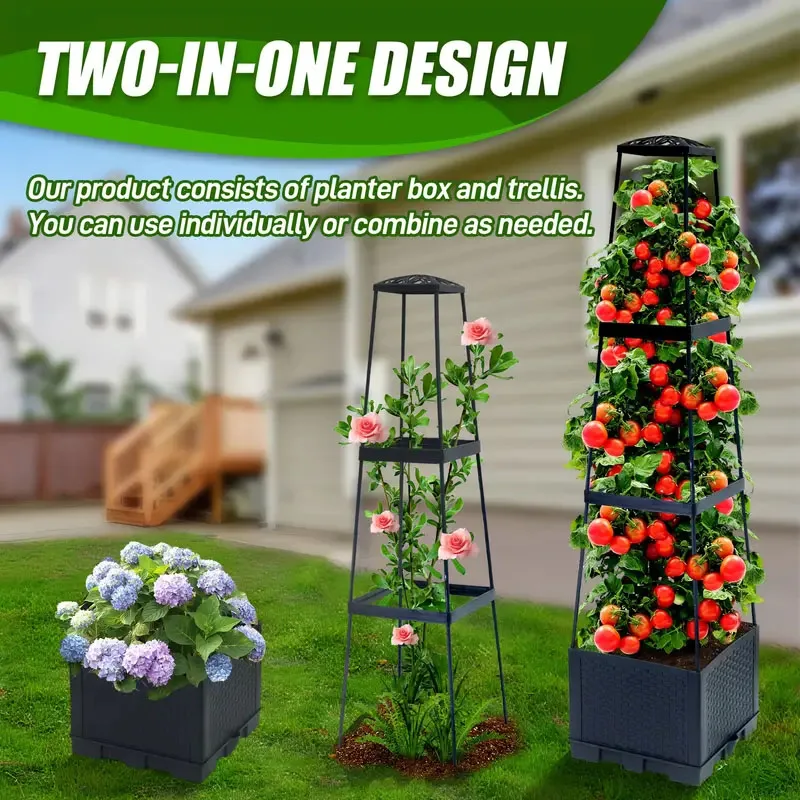 Indoor Herb Garden - Томатная башня с самополивающимся контейнером и