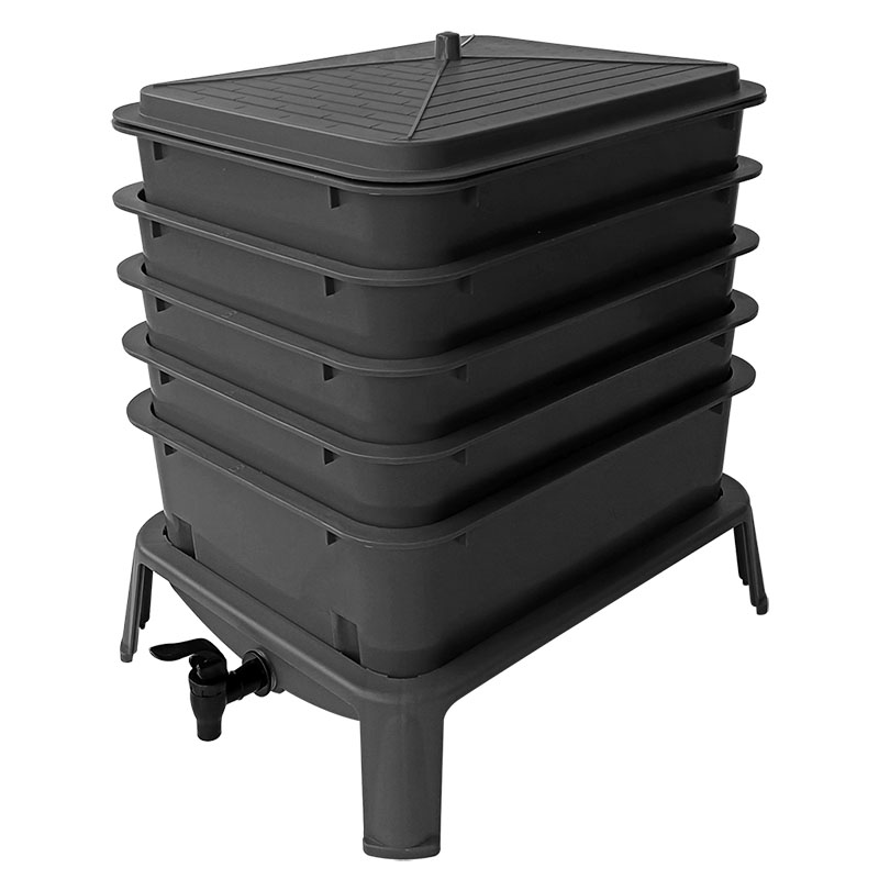 Compost Bin - Прочный компостер для червей на 50