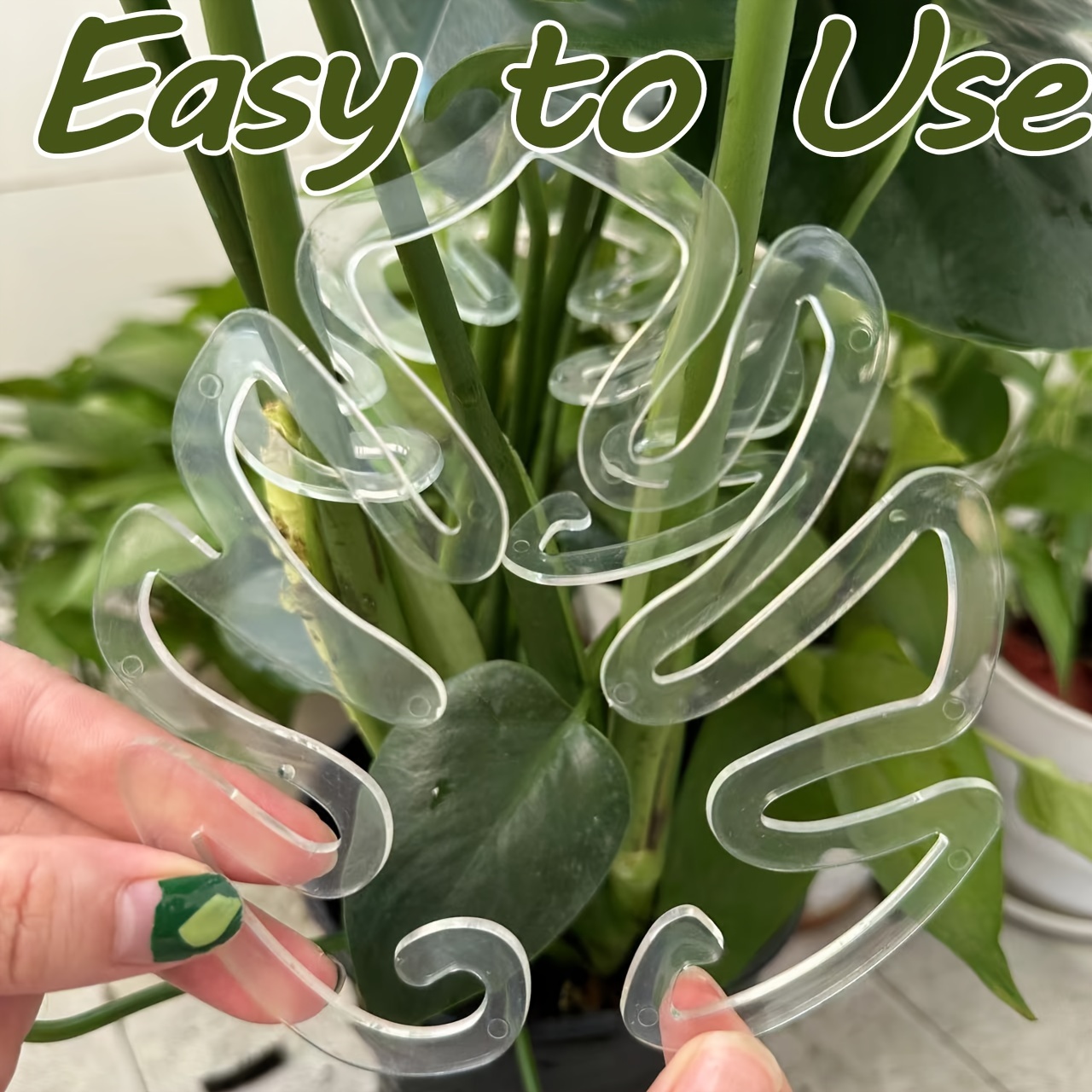 Vertical Planter - Гибкие пластиковые зажимы для поддержки растений
