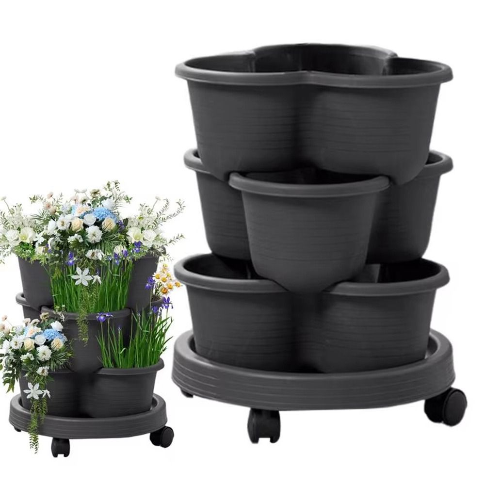 Vertical Planter - Новая вертикальная многоярусная пластиковая подставка для