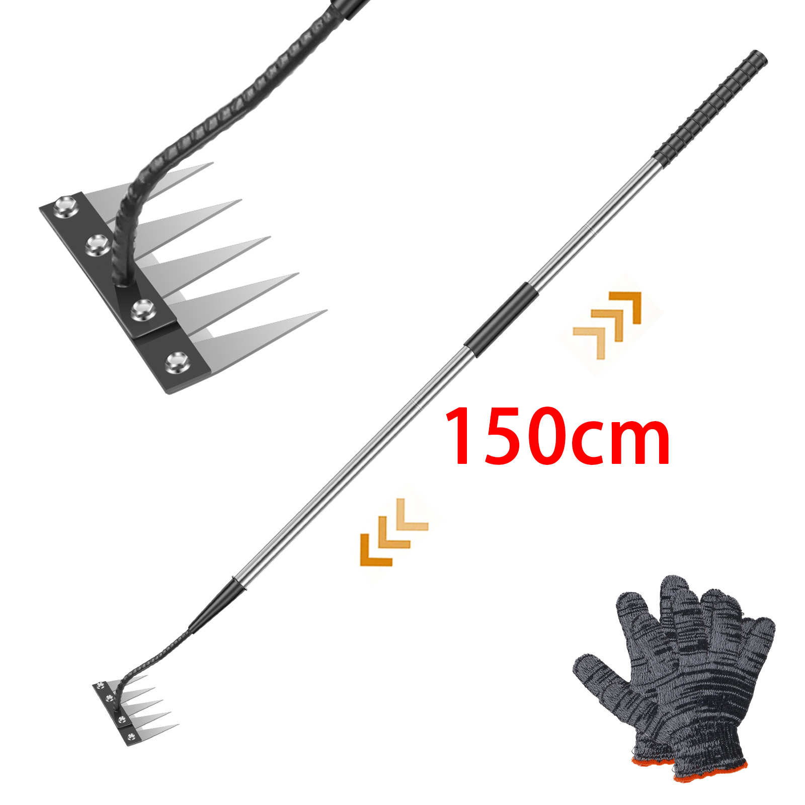 Garden Gloves - Грабли для прополки из нержавеющей стали
