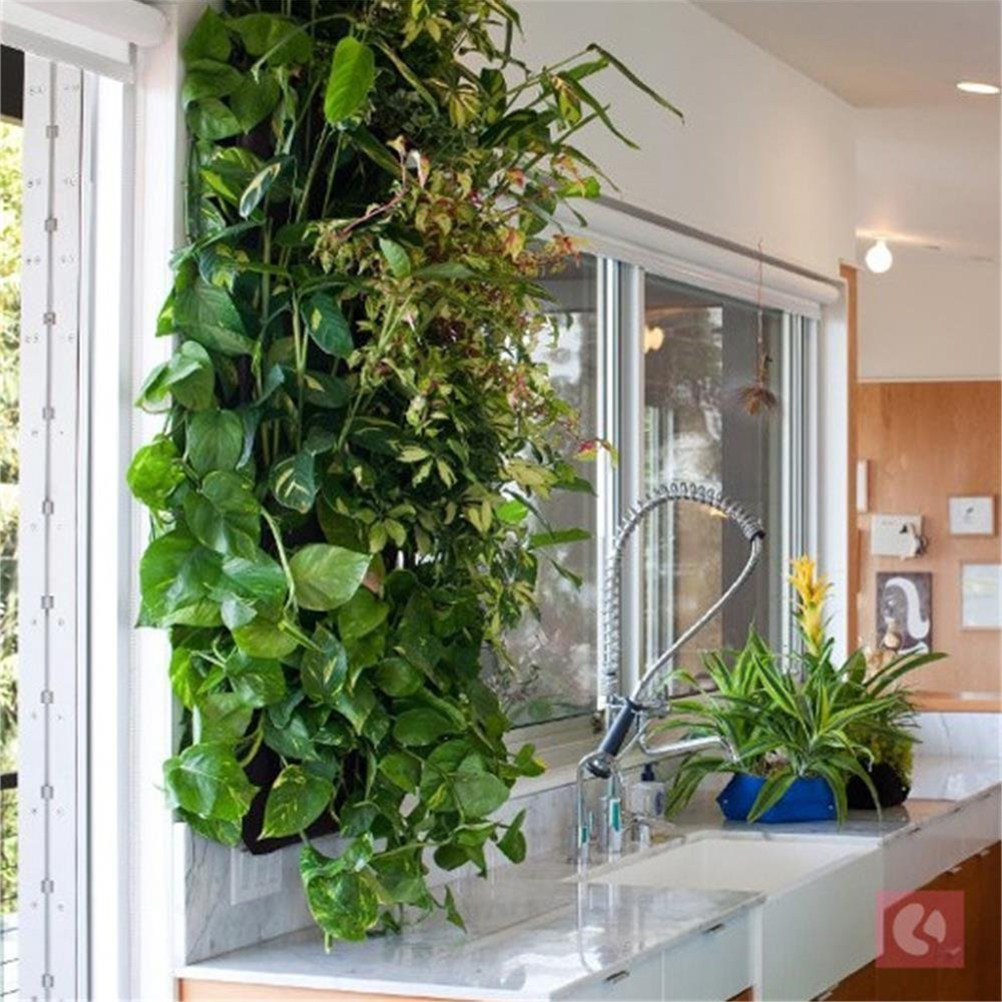 Indoor Herb Garden - 1 шт. вертикальный настенный мешок для