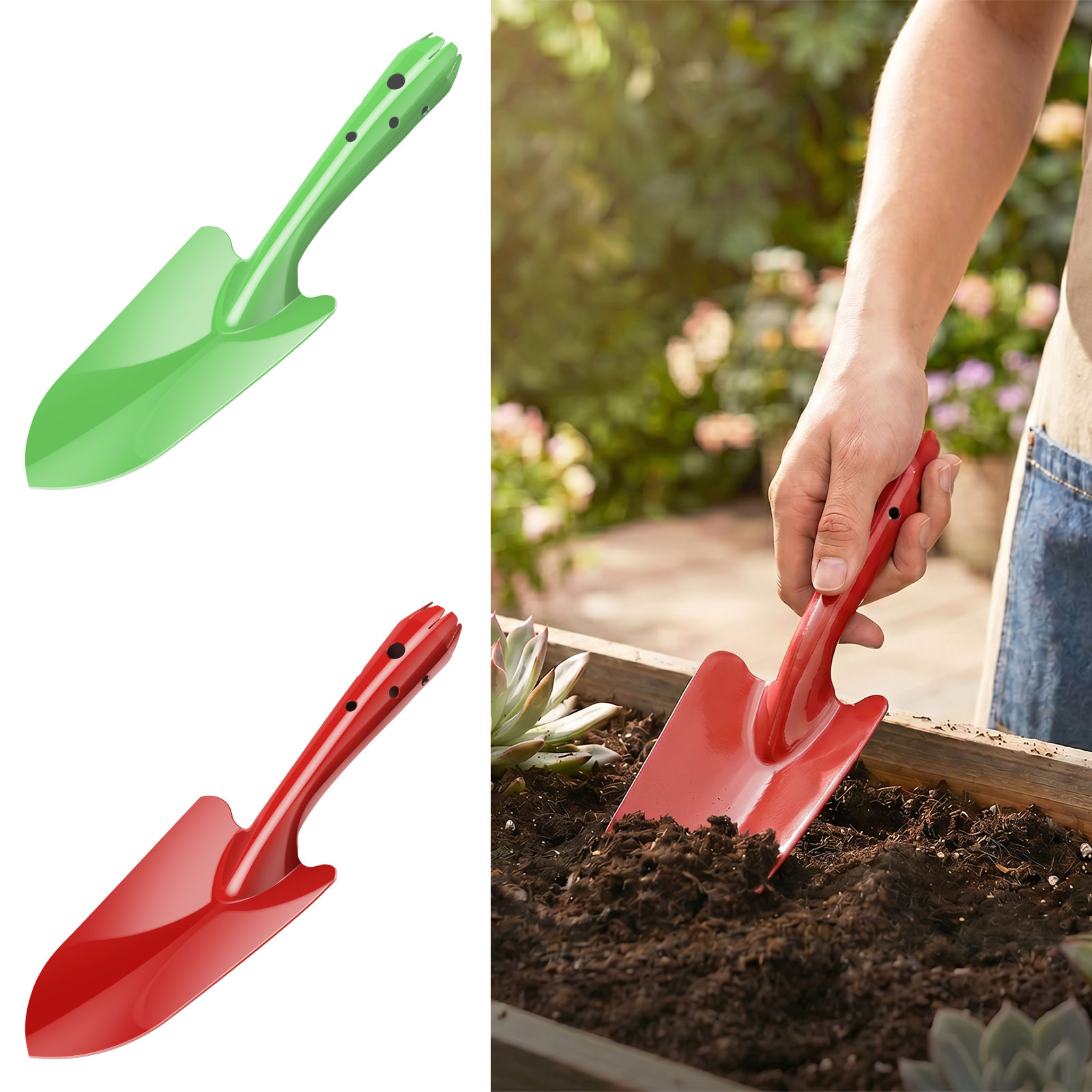 Trowel Garden Tools - Садовый совок металлический, устойчивый к ржавчине,