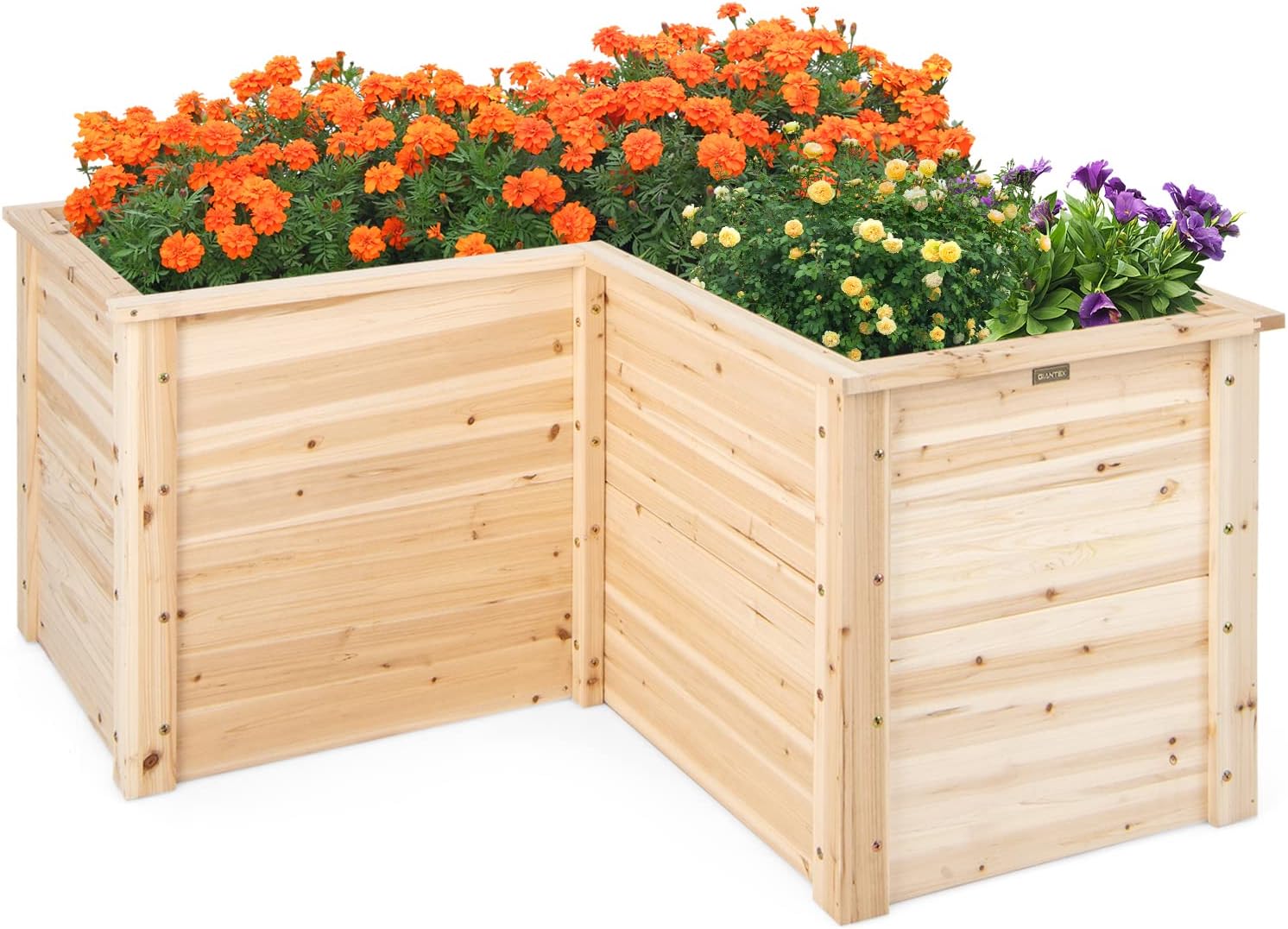 Raised Garden Bed - Уличная грядка-клумба из массива дерева для
