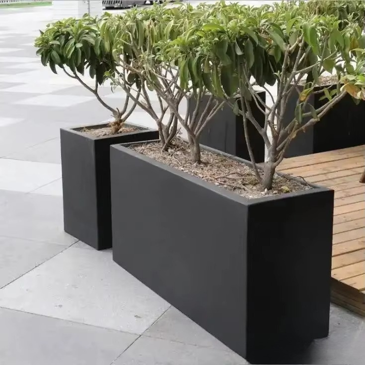 Новый большой прямоугольный ал – обзор и цена Plant Pot