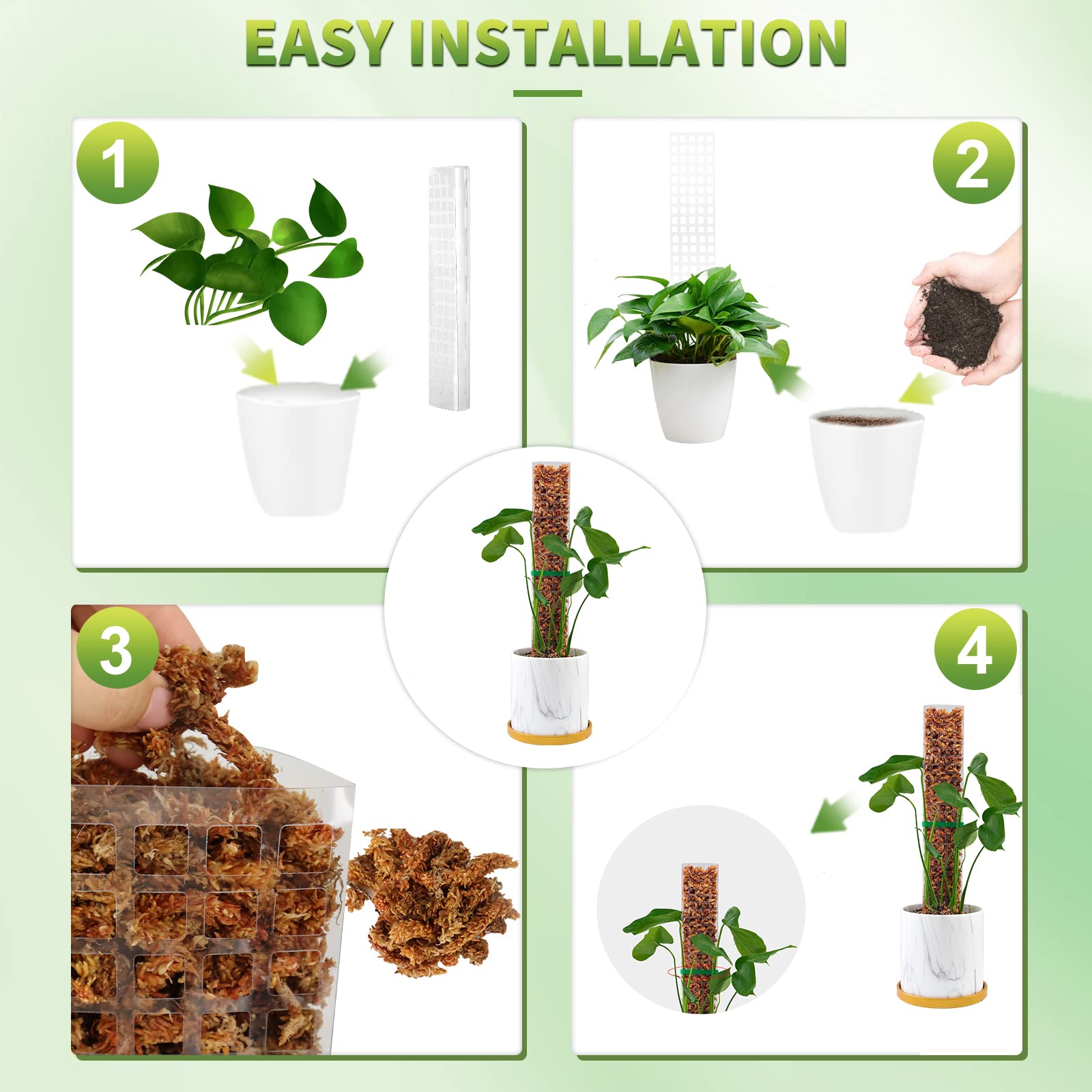 Моховые столбы, опора для раст – обзор и цена Indoor Herb Garden