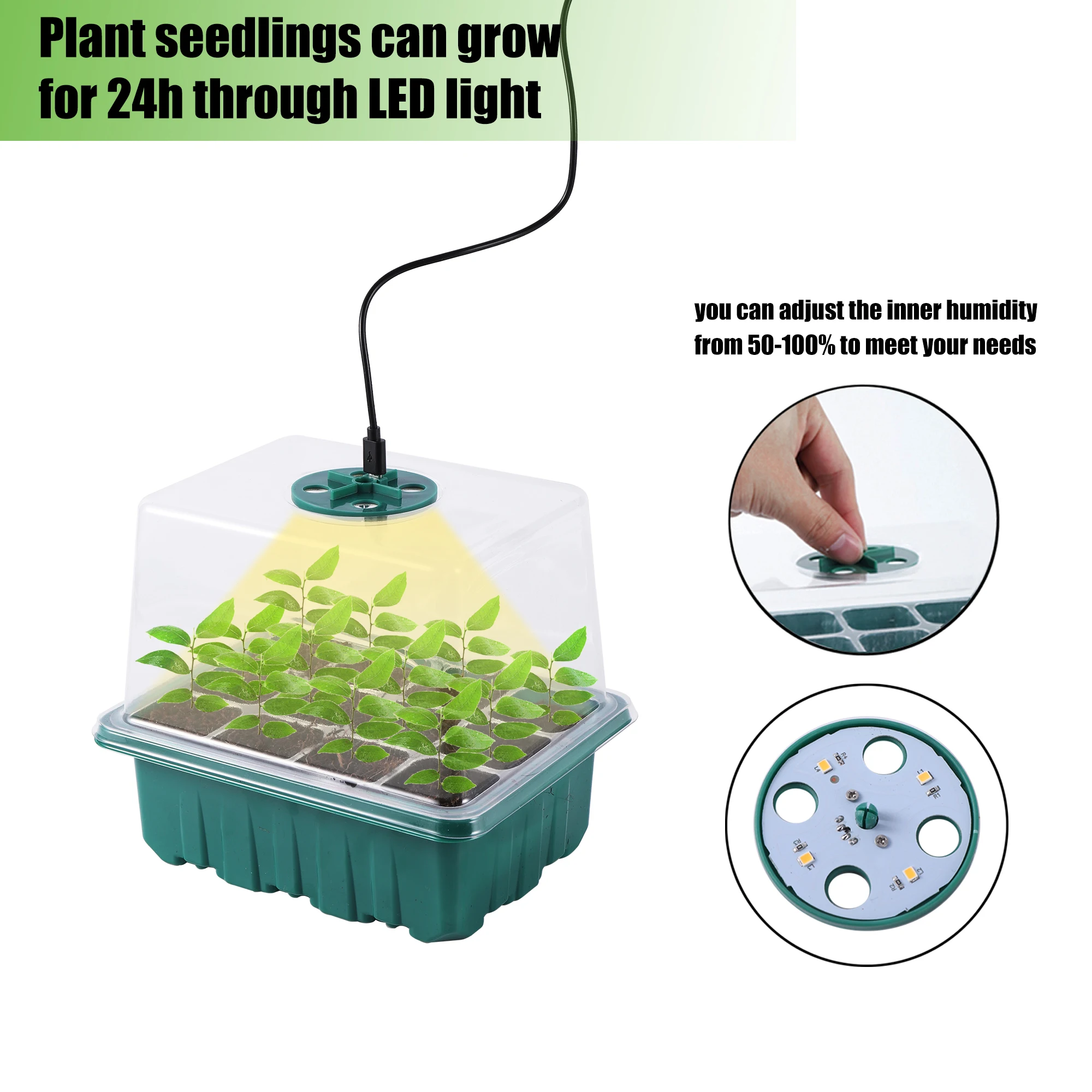 5 упаковок/компл. стартовый ло – обзор и цена Seed Starter Tray