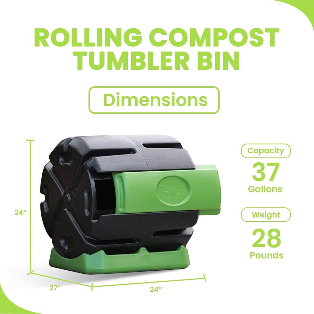 Однокамерный уличный вращающий – обзор и цена Compost Bin