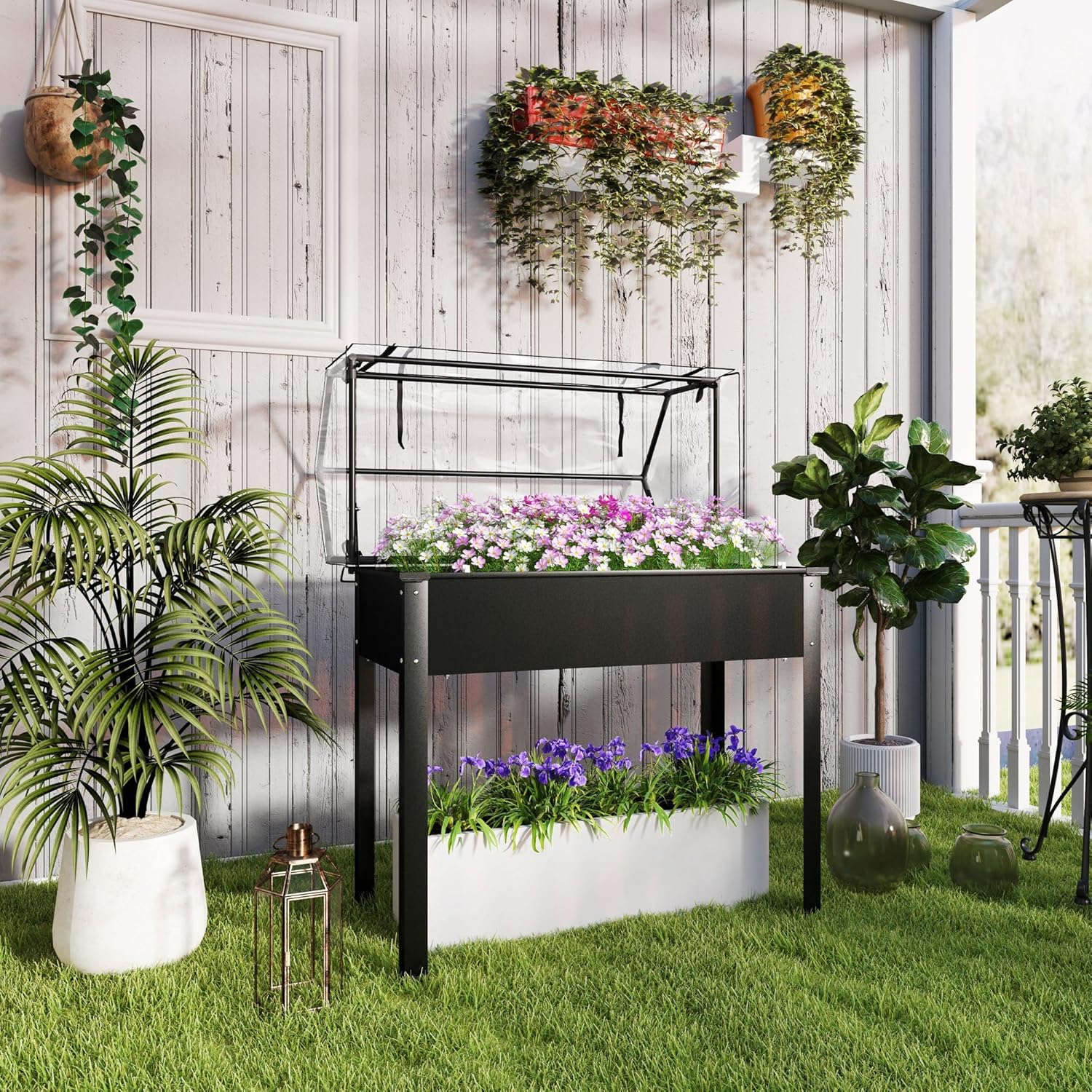 Садовая грядка для улицы черно – обзор и цена Raised Garden Bed