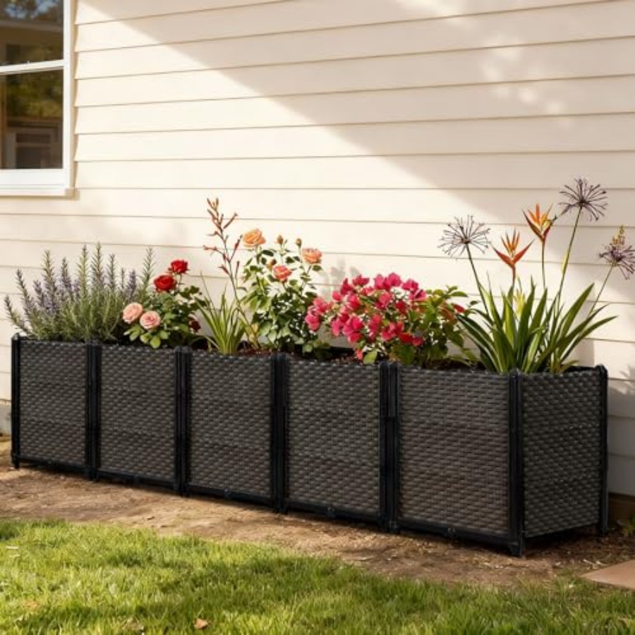 Уличный самополивный приподнят – обзор и цена Self Watering Planter