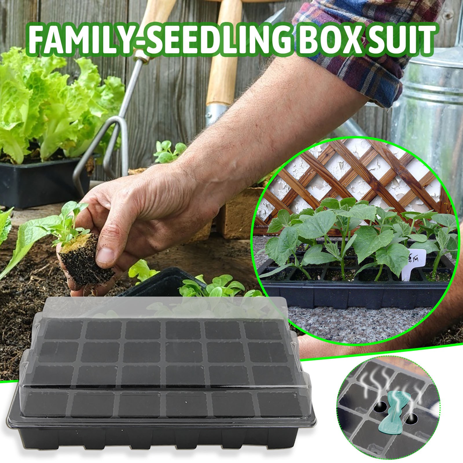 24 ячеек, лоток для проращиван – обзор и цена Seed Starter Tray