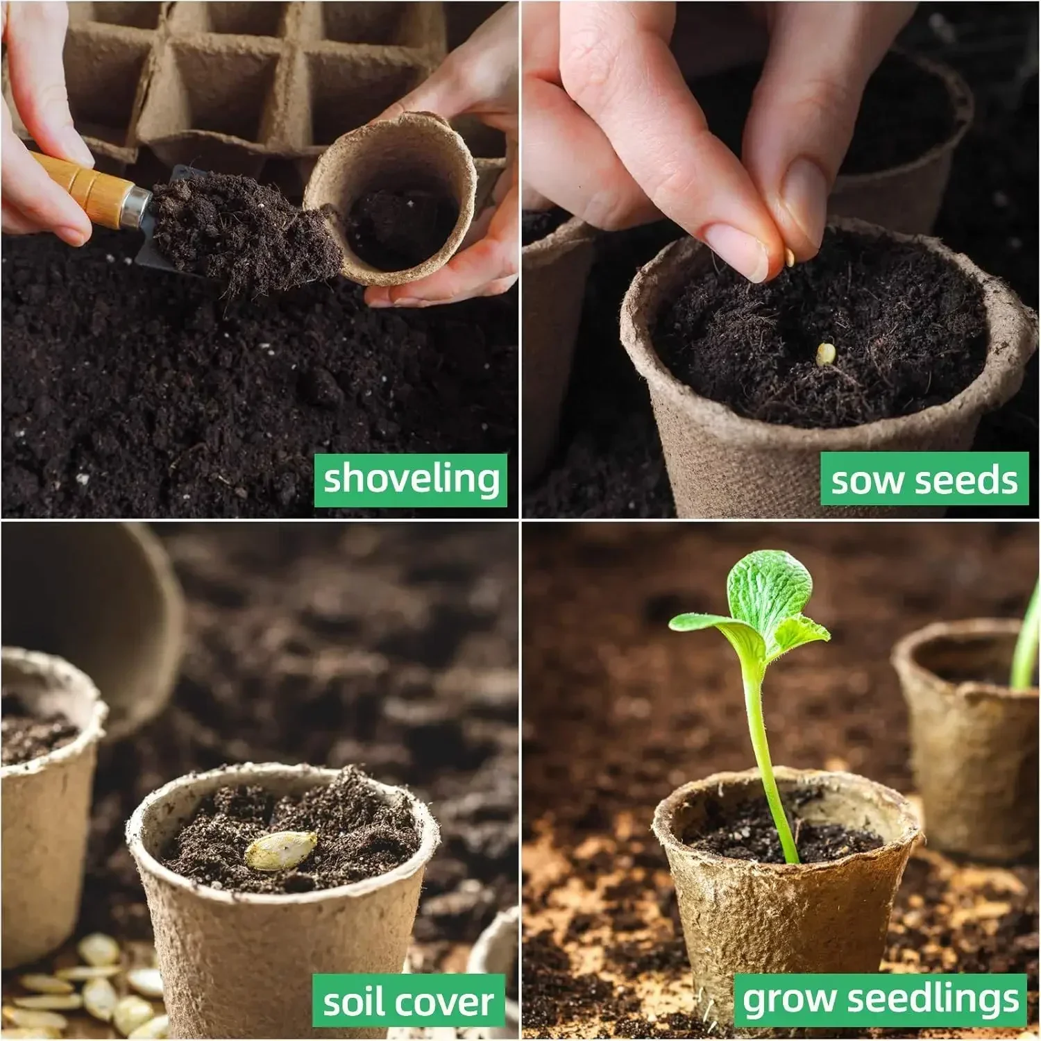 Круглые торфяные горшки для ра – обзор и цена Seed Starter Tray