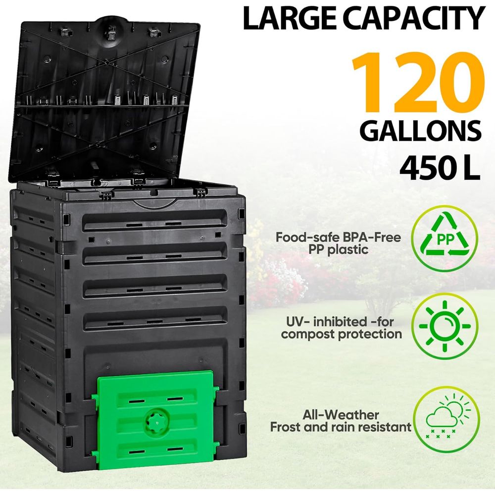 Компостер для сада на 120 галл – обзор и цена Compost Bin