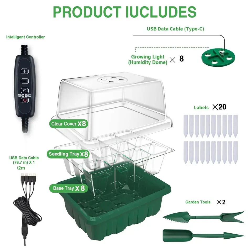 Светодиодная лампа для растени – обзор и цена Seed Starter Tray