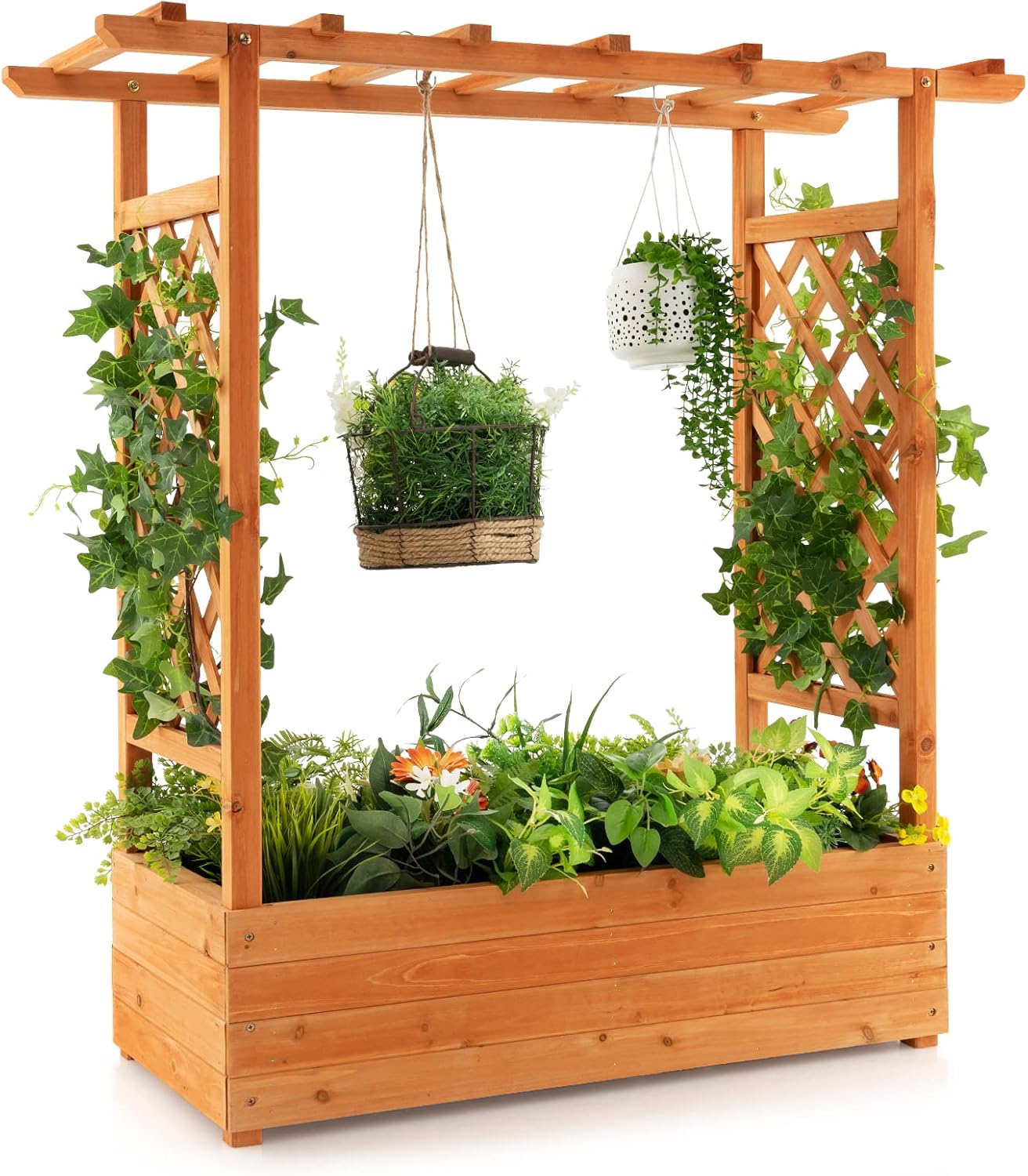 Деревянная приподнятая грядка  – обзор и цена Raised Garden Bed