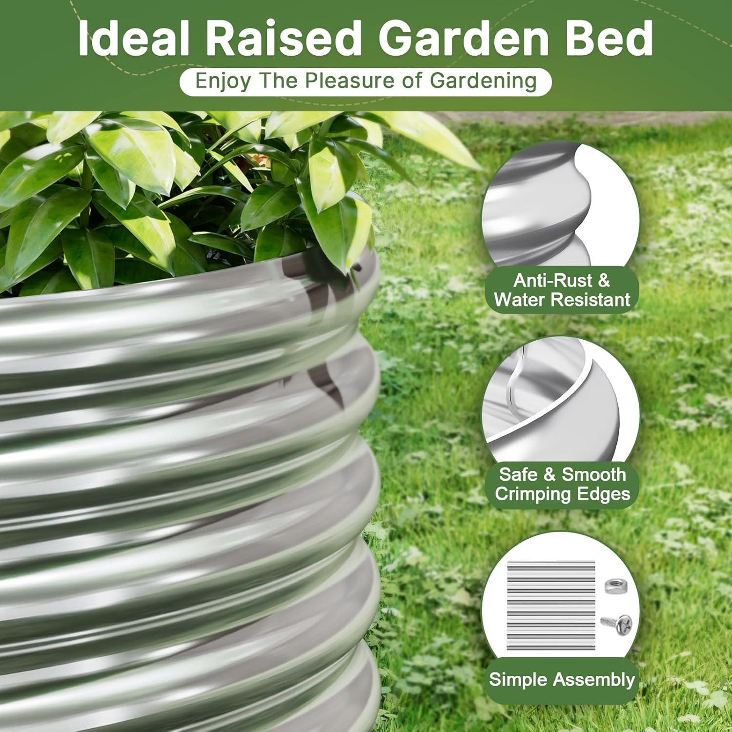Садовые грядки из оцинкованной – обзор и цена Raised Garden Bed