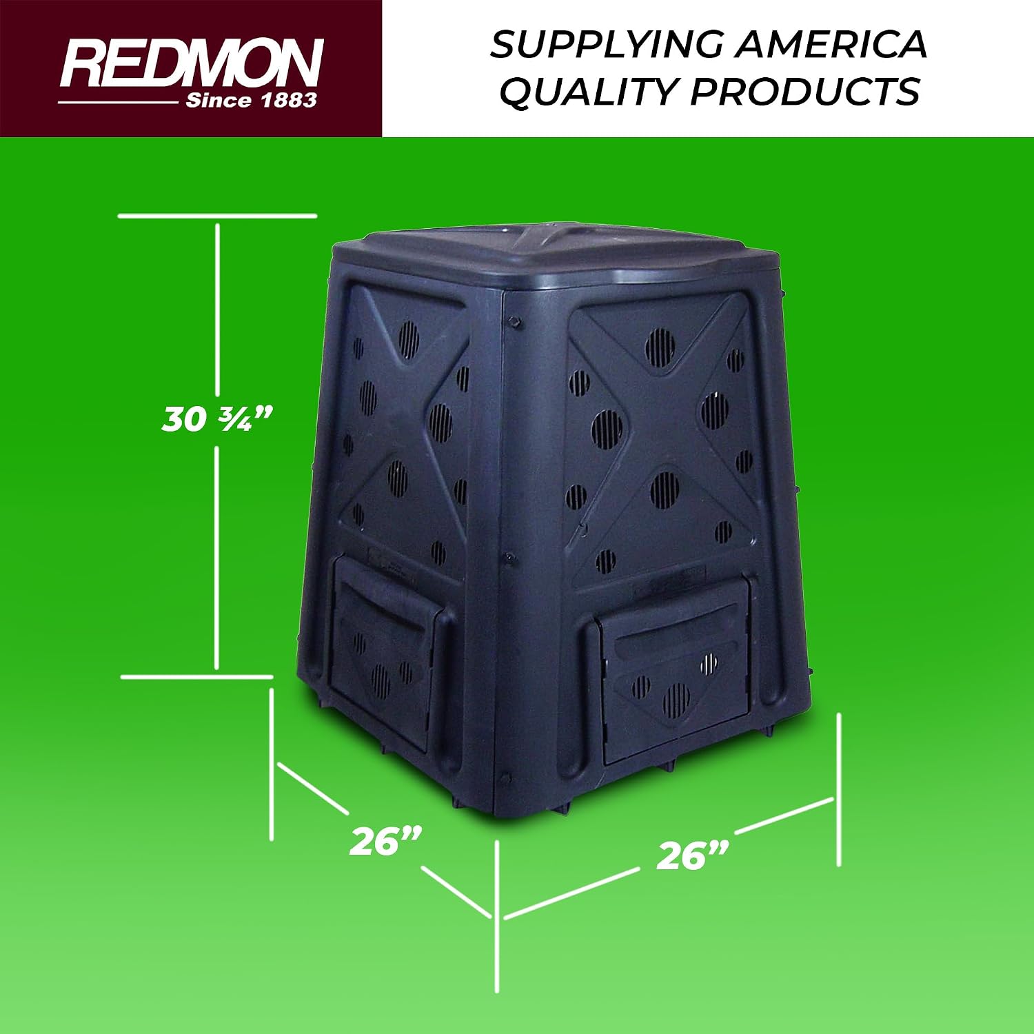 Контейнер для компоста Redmon  – обзор и цена Compost Bin