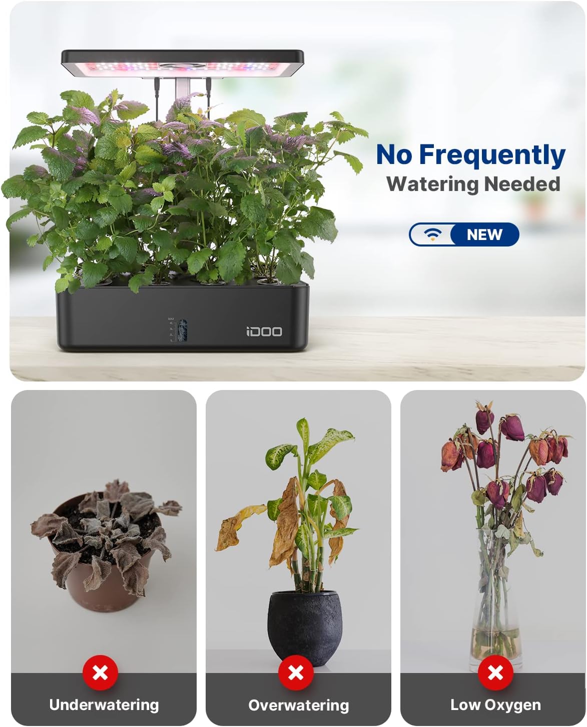 12-модульная гидропонная систе – обзор и цена Indoor Herb Garden