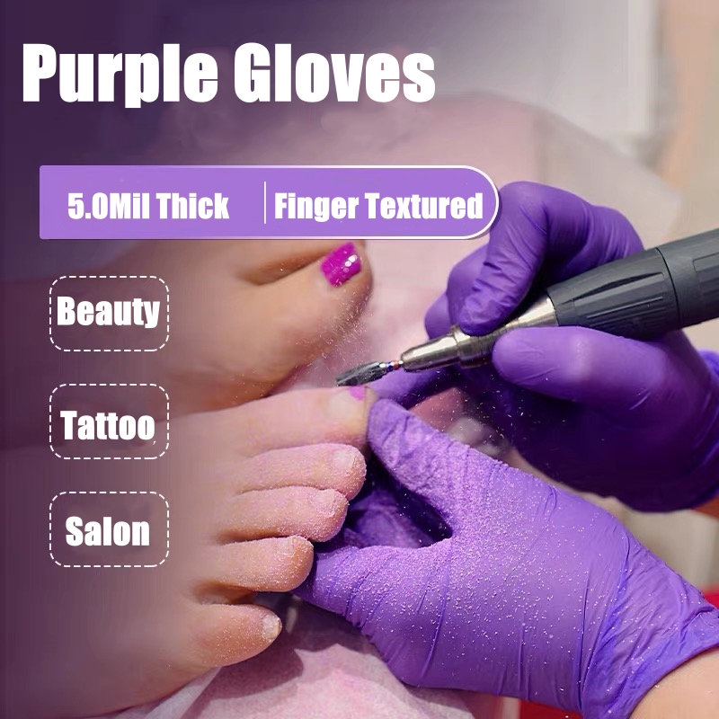 50/100 шт. фиолетовые нитрилов – обзор и цена Garden Gloves