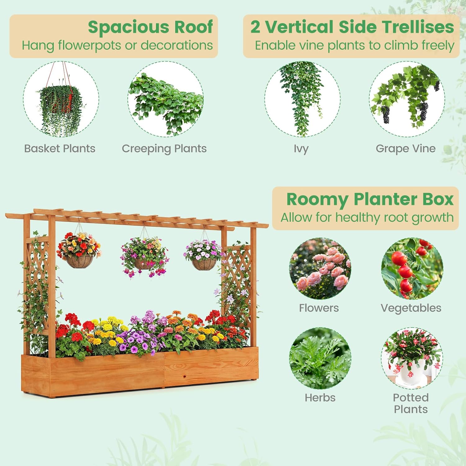 Уличная приподнятая грядка для – обзор и цена Raised Garden Bed