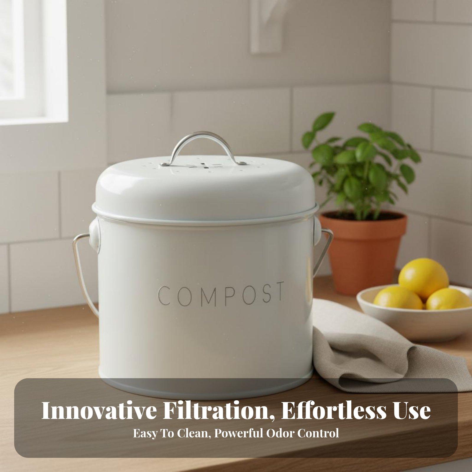 Настольный мусорный контейнер  – обзор и цена Compost Bin